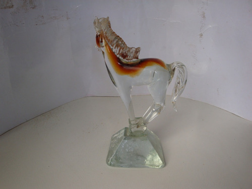 Imagen 2 de 3 de Caballo Arte Murano - Adorno De Crisal Decoracion