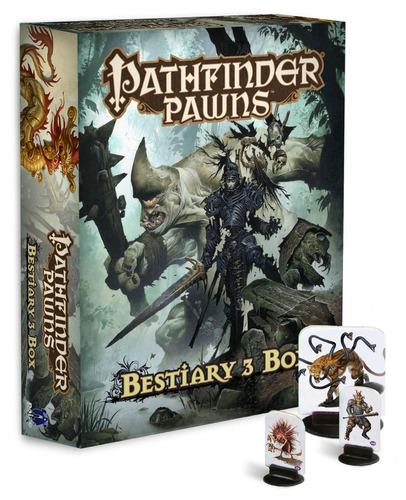 Juego De Rol Pathfinder Pawns Bestiary 3 Box Paizo