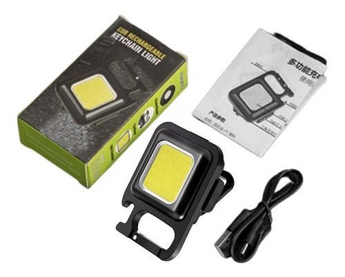 Mini Linterna Llavero Led Lampara Recargable Usb Camping