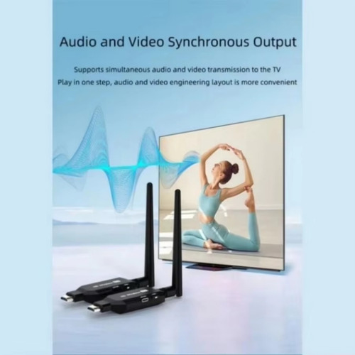 Adaptador Receptor Transmisor De Video Hdmi Inalámbrico 1080