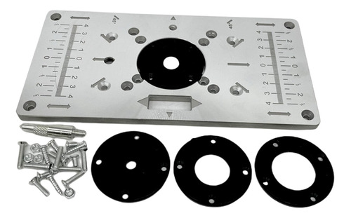 Placa De Mesa Enrutadora De Aluminio, Placa De Montaje De