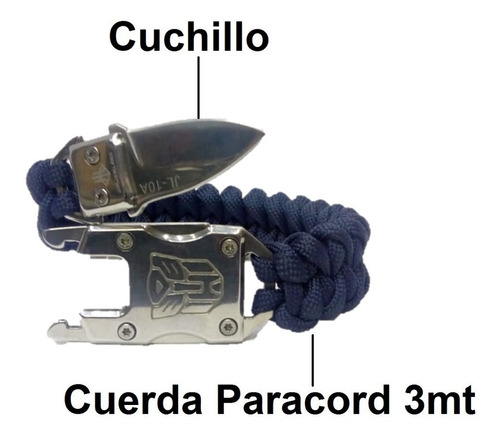 Pulsera Paracord Transformer De Camping Envio Gratis Xto