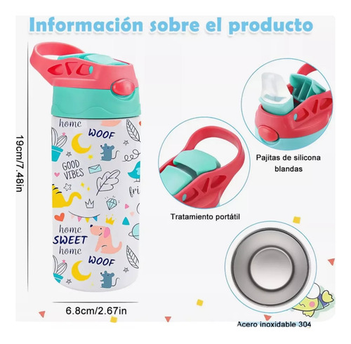 Termo Sonic Personalizado, Botella De Agua Sonic Personaliza Azul Acero