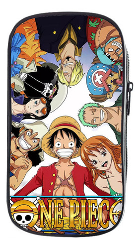 One Piece Luffy Zoro Bolsa Organizadora De Bolígrafos De Gra