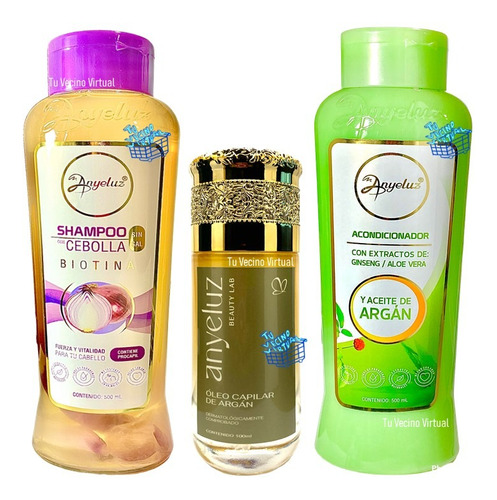 Kit Anyeluz Cebolla + Oleo Arga - mL a $89