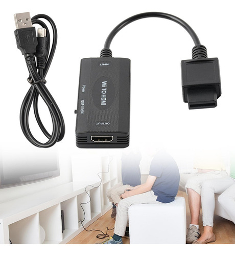 Convertidor Wii A 1080p 720p Compatible Con Todos Los