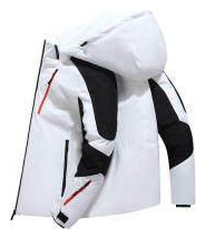 Chaqueta Grupal White Duck Down Winter Male Tooling Uniform