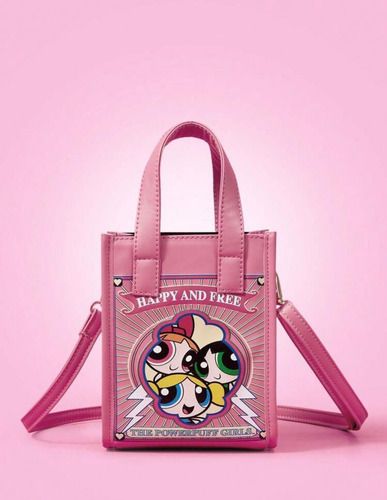 Mini Cartera Bag Chicas Superpoderosas Rosa