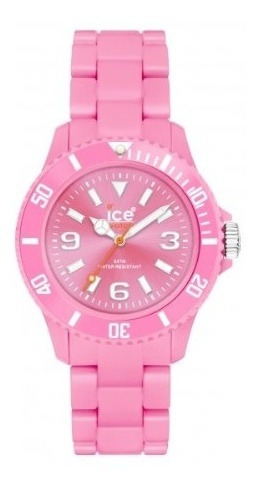 Ice-watch Clásico Sólido De Color Rosa Gran Reloj De Los