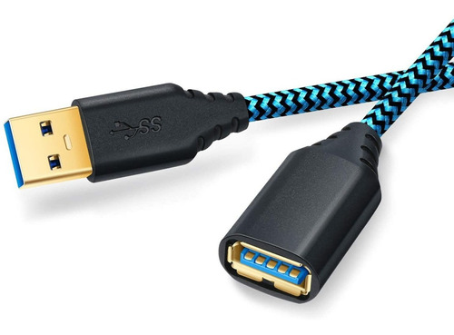 Cable De Extension Usb 3.0  Okray De 11.5 Ft De Nailon Tre