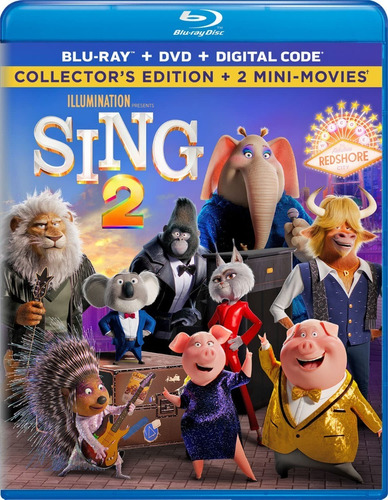 Blu-ray + Dvd Sing 2 / Ven Y Canta 2