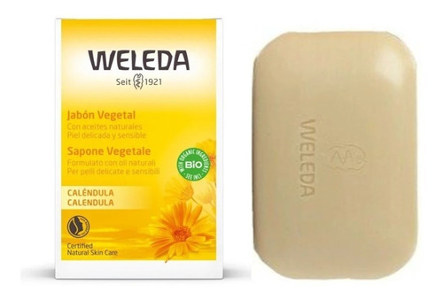 Jabón Vegetal De Calendula Weleda Vegano