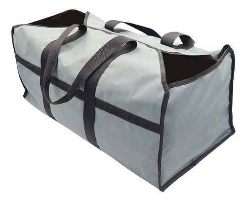 Portador De Leña Para Chimenea, Bolsa Para Troncos De Gris
