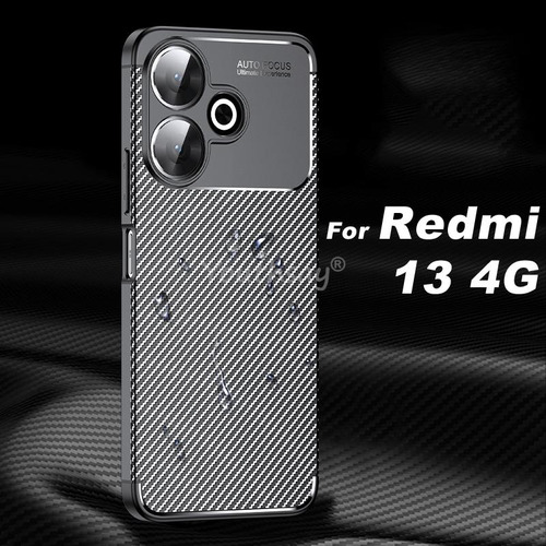 Útil Para Xiaomi Redmi 13, Capa De Borracha, Silicone, Luxuo