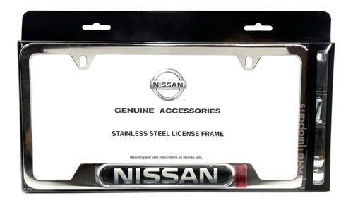 Porta Placa Nissan Original Tsuru Altima Versa Platina Front