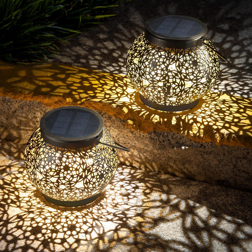 Leidrail Linternas Solares Al Aire Libre Impermeables, Regal