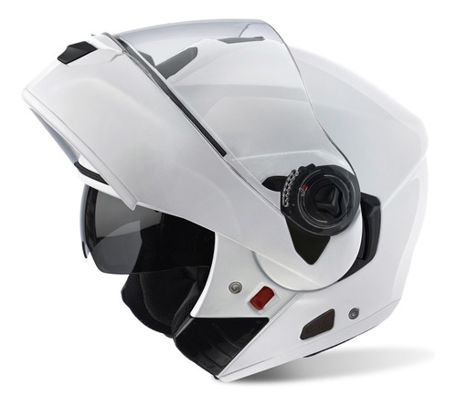 Casco Airoh Flip Up Rides Rebatible Blanco Lentes 1580g