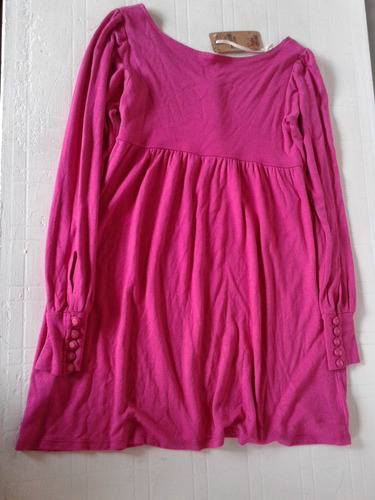Vestido Fuxia Como Quieres Que Te Quiera T.s Nuevo!