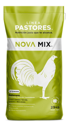 Purina Nova Mix 25 Kg Alimento Para Gallos Mantenimiento