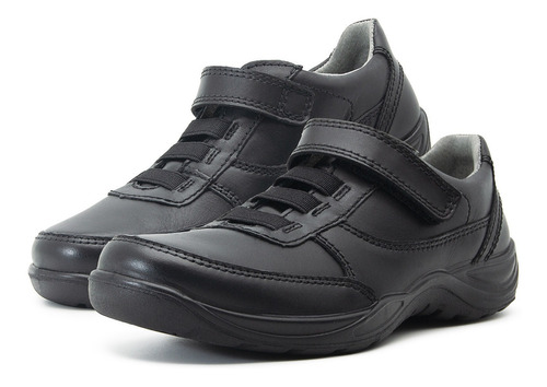 Zapatos Para Niño Flexi Escolar Piel Negro 21-26