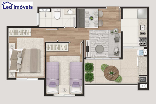 Apartamento Com 2 Dorms, Padroeira, Osasco, Cod: 522 - V522