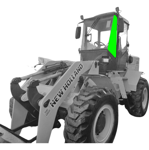 Para-brisa Lateral Esquerdo Carregadeira New Holland 12c