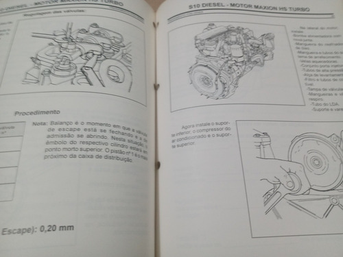 S10 Diesel Manual Catálogo Do Motor Maxion Hs Turbo Diesel (Usado)