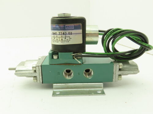 Aro 5641 7740 02 Pneumatic Solenoid Valve 4-way 1/4 Npt Ssc