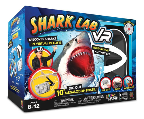 Abacus Brands Steam Shark Lab Vr - Libro De Realidad