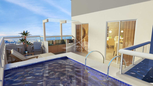 Imagem 8 de 15 de Flat Em Praia Grande, Boqueirão - V5038