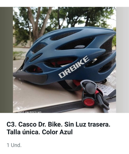 Casco De Ciclimso Drbike. Azul.