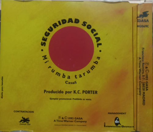 Seguridad Social Mi Rumba Tarumba Cd 1993 (Usado)