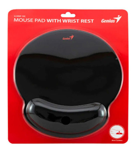 Imagen 5 de 5 de Mouse Pad gamer Genius G-WMP 100 de tela y caucho 230mm x 250mm x 25mm negro