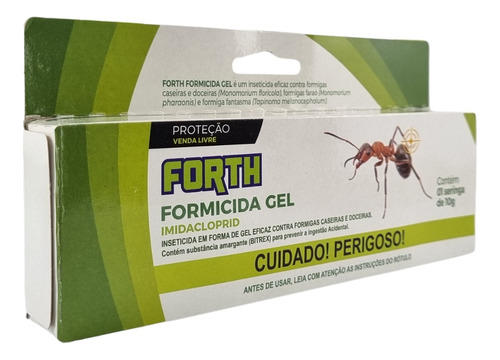 Forth Formicida Gel Seringa 10g Kit 24 Unidades