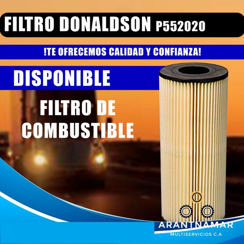 Elementos Filtro/separador De Agua Donaldson P552020