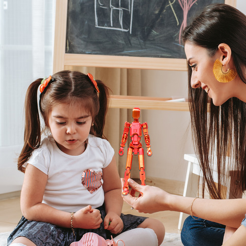 Figura Acción T13,juguetes Robot Multiarticulado Impreso3d
