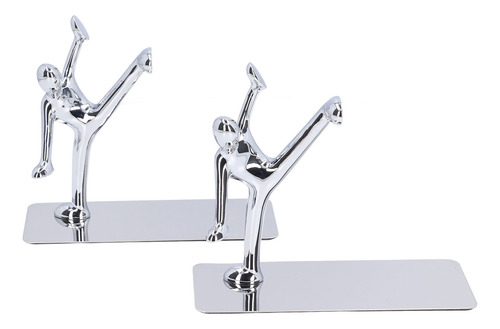 2 Sujetalibros De Metal, Decorativos A La Moda