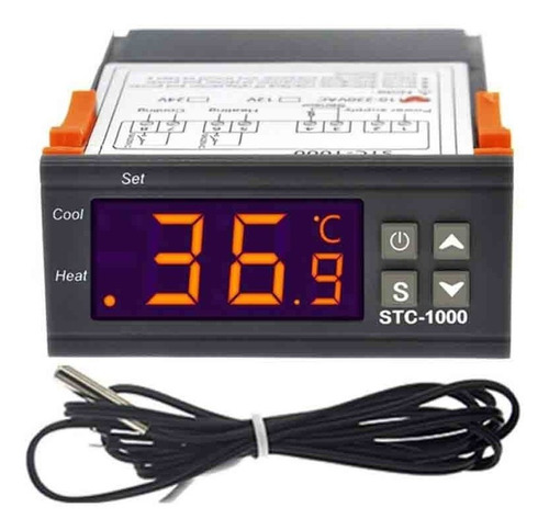 Control De Temperatura Digital 12v Stc1000 Ecuaplus 