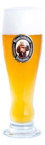 Vaso Pinta De Cerveza Franziskaner Weissbier De Colección Transparente