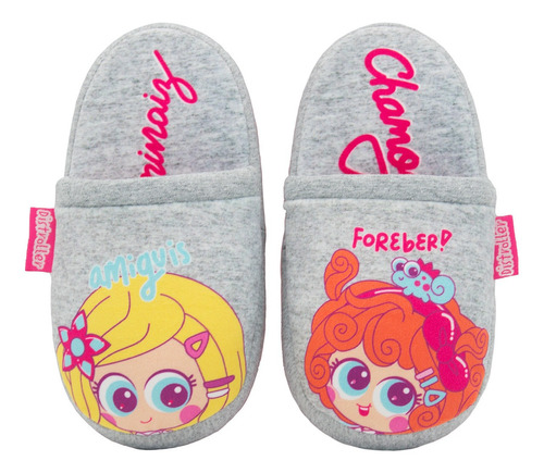 Pantufla Calientita Distroller Chamoy Gris Forever 17-25