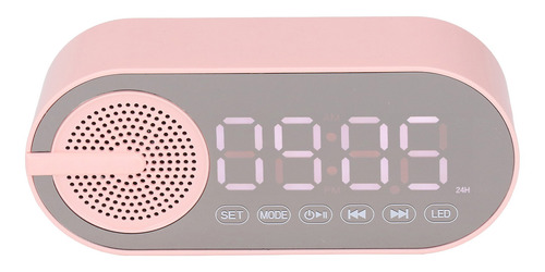 Reloj Digital Con Altavoz 5.0, Espejo, Radio Fm De Graves Pe