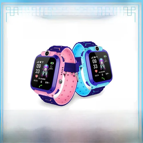 W18-4g Transfronterizo Netcom Black - Reloj Inteligente Para Niños Q12 Q19