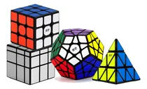 Comprar Paquete Cubo 3x3 Megaminx Pyraminx Mirror Qiyi Toys Original