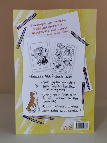 The Heartstopper Colouring Book, De Alice Oseman. Editorial Hachette Children's Group, Tapa Blanda En Inglés