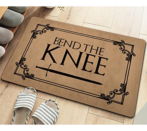 Felpudo Zqh Welcomedoor Mat Bend The Knee Game Of Thrones Do