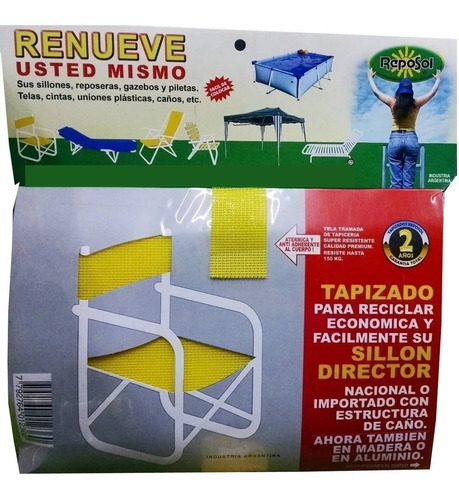 Repuesto De Tela Tapizado Reposol Sillón Director Universal 