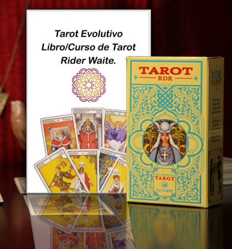 Cartas Tarot Rider + Paño Tirada 70cm.x70cm.c/bolsa