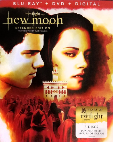 Blu-ray + DVD The Twilight Saga New Moon / Luna Nueva : La Saga Crepusculo / Extendida