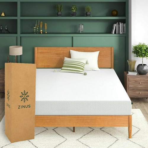 Colchón De Memory Foam Queen Marca Zinus