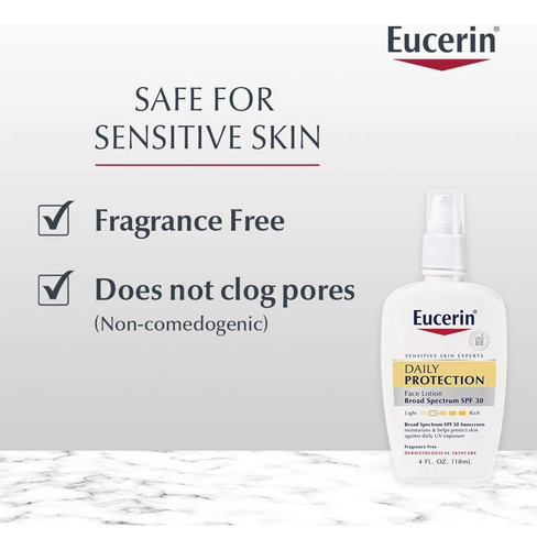 Eucerin Loción Facial Humectante Protección Diaria Fps 30